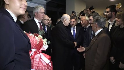 Bahçeli, MHP İstanbul İl Başkanlığı'nı ziyaret etti - İSTANBUL