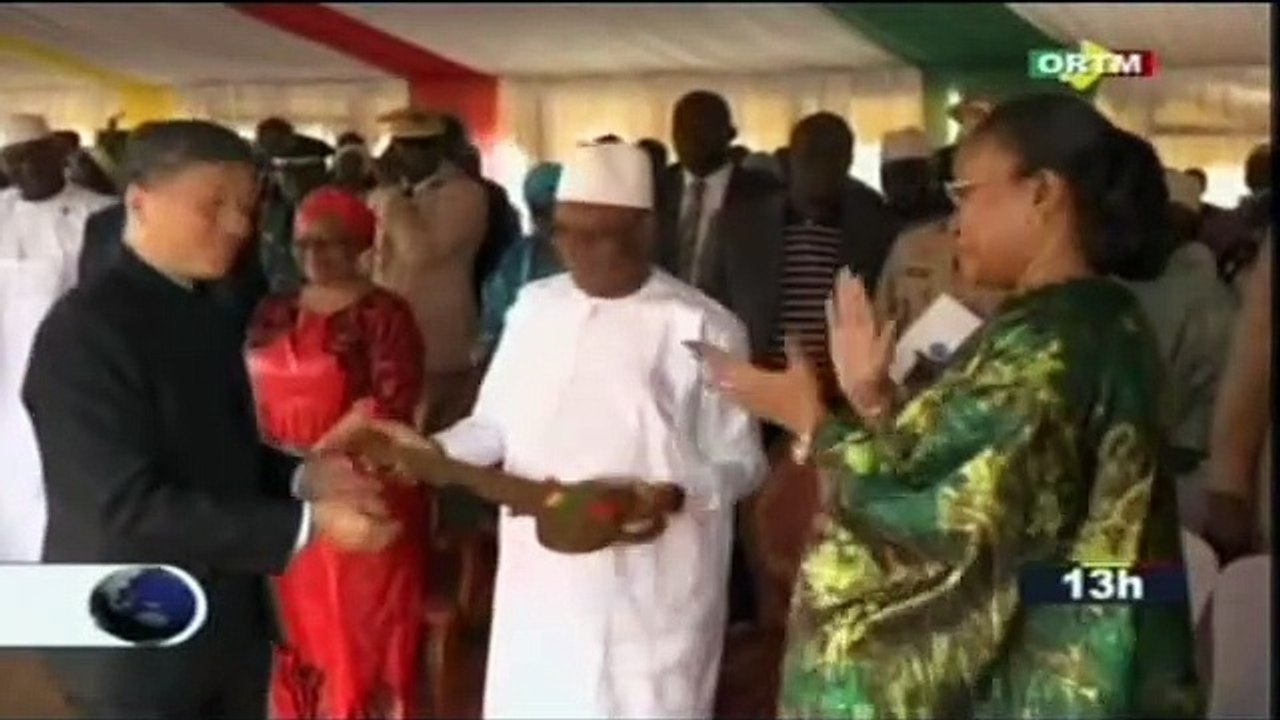 ORTM/Cérémonie de réouverture  du CICB du Mali - le président de la république reçoit les clés de l’infrastructure