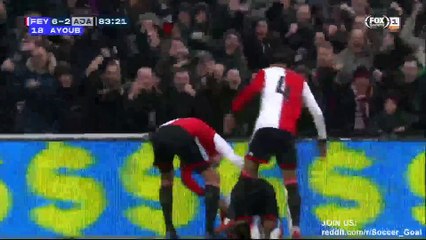 Yassine Ayoub Goal HD - Feyenoord 6 - 2 Ajax - 27.01.2019 (Full Replay)