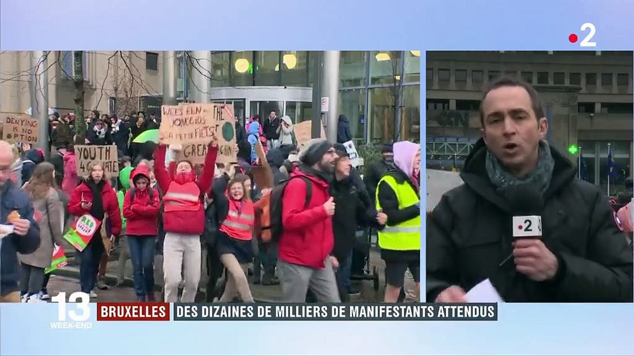 Marche pour le climat à Bruxelles : des dizaines de milliers de manifestants attendus