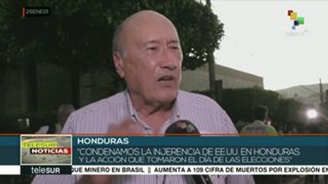 Hondureños se manifiestan en repudio al injerencismo de EEUU