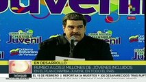 Venezuela: Pdte. Maduro lanza plan Chamba Juvenil