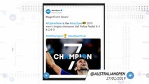 تنس: بطولة استراليا المفتوحة: تكريم خاص من النجوم لحامل اللّقب ديوكوفيتش