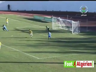 But de Boudaoui face à l'Olympique Médéa