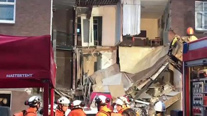 Robbanás döntött romba egy lakóépületet Hágában