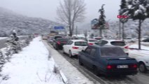 Antalya Kar, Antalya- Konya Karayolu Ulaşımı Aksatıyor