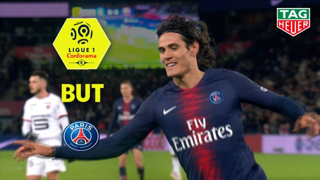 But Edinson CAVANI (71ème) / Paris Saint-Germain - Stade Rennais FC - (4-1) - (PARIS-SRFC) / 2018-19