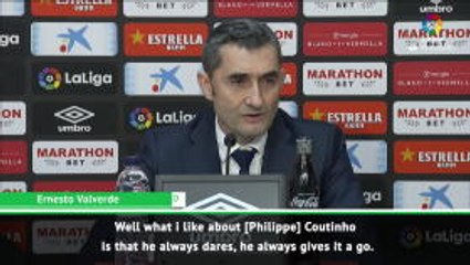 Download Video: Valverde backs low on confidence Coutinho to shine