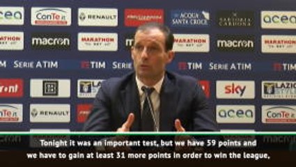 下载视频: We overcame 'an important test'- Allegri on late Lazio win