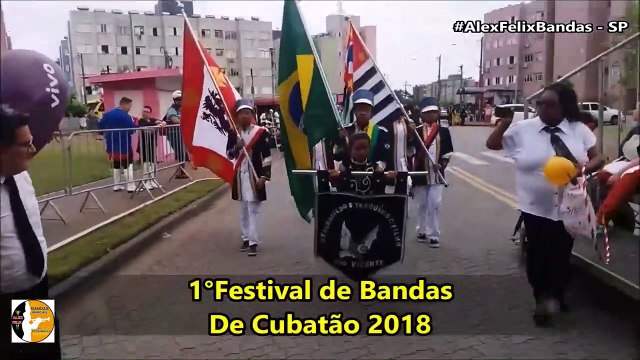 Banda de Percussão Esmeralda SV 2018 - 1° Festival de Bandas - Cubatão - #AlexFelixBandasSP