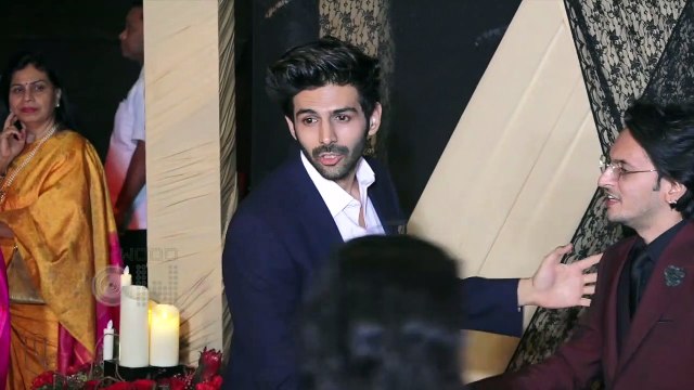 Kartik Aaryan FUNNY INTERACTION With Media At Mukesh Bhatt Daughters Wedding Reception