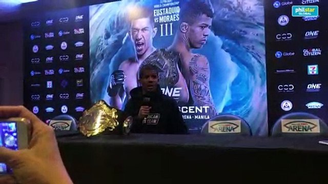 Adriano Moraes on fighting against Filipino opponent