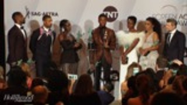 'Black Panther' Cast Talks Huge Win Backstage at SAG Awards 2019