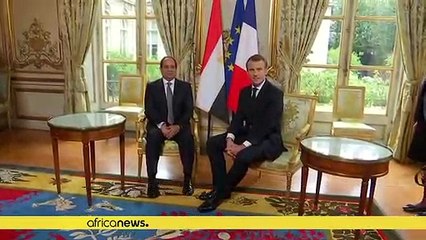 Macron entame une visite en Egypte à Abou Simbel