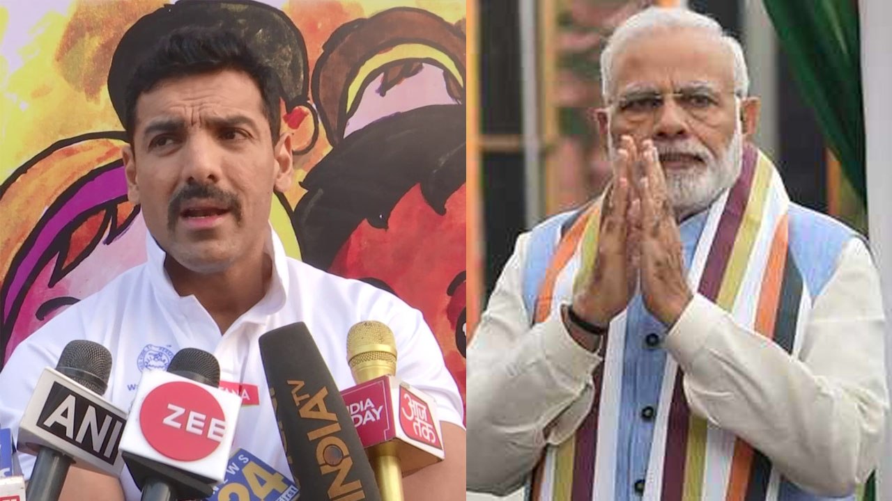 John Abraham makes THIS Big Comment on PM Narendra Modi; Watch Video | FilmiBeat