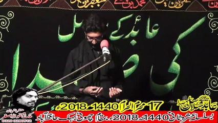 Zakir Syed Baqir Ul Hassnain Kazmi Chak Syeda  17th Muhram 1440(2018) Choti Behak Hafizabad