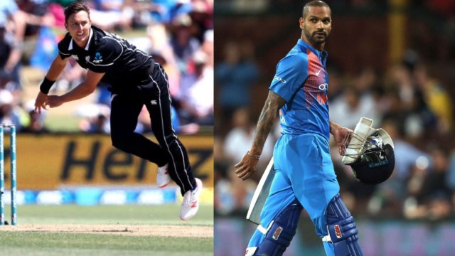India Vs New Zealand 3rd ODI: Shikhar Dhawan departs for 28, 1st wicket for Kiwis | वनइंडिया हिंदी