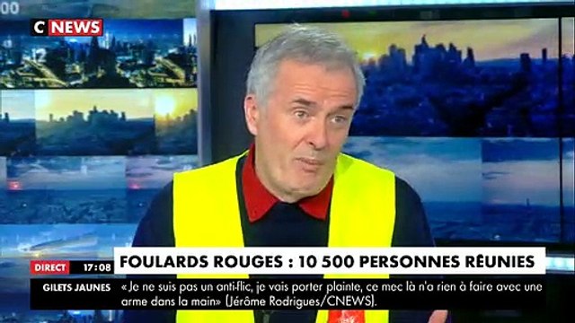 La colère d'un Gilet Jaune qui accuse la Préfecture d'avoir gonflé les chiffres des manifestants Foulards Rouges