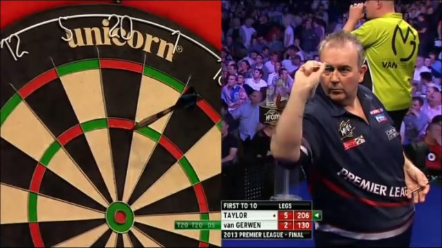 Phil Taylor v Michael van Gerwen Premier League Darts Final 2013