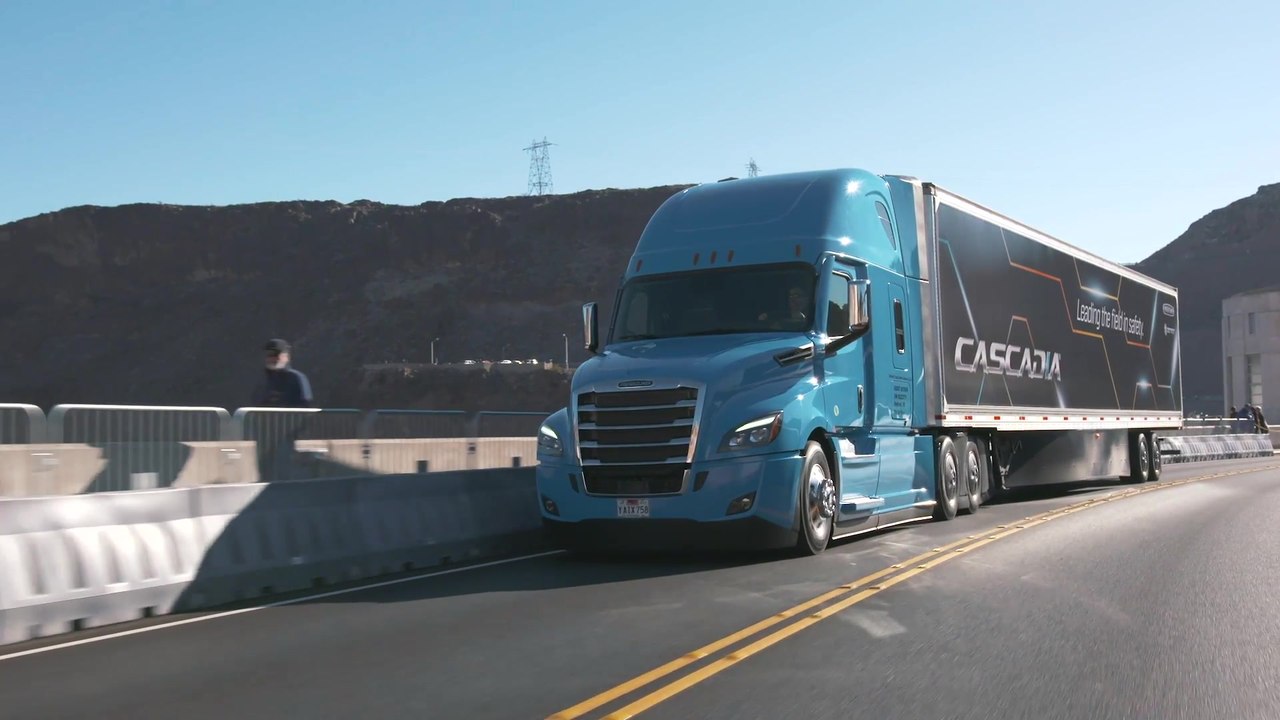 2019 CES Las Vegas - Weltpremiere des Freightliner Cascadia