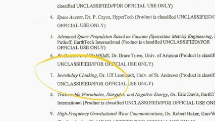 Le Pentagone a financé des recherches pour trouver des ovnis
