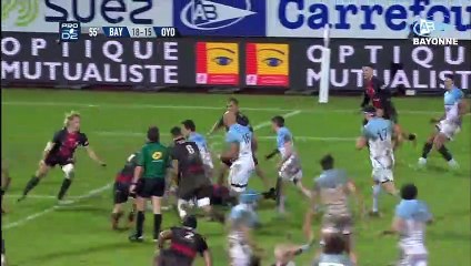 Résumé de la rencontre BAYONNE - OYONNAX  (30-25)