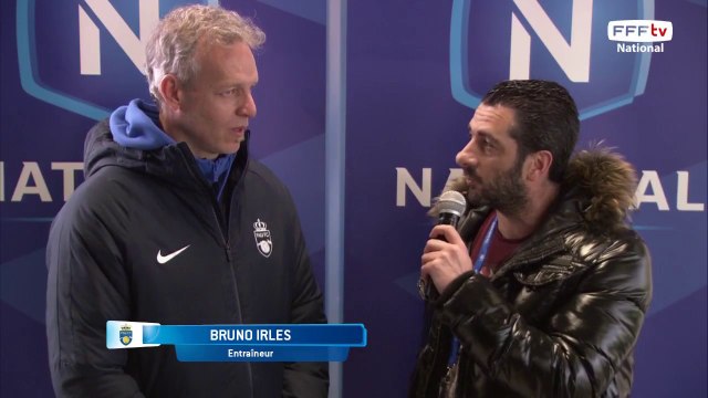 Interview de l'entraîneur du PAU FC BRUNO IRLES.