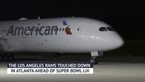 Rams land in Atlanta ahead of Super Bowl LIII