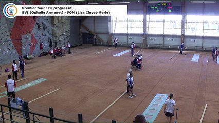 Premier tour, tir progressif, France Club Elite 1 Féminin, J3 groupe Titre,  Bievre Isère contre Fontaine,  saison 2018/2019