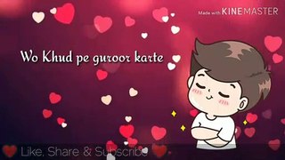 ❤️Cute Romantic Hindi Whatsapp Shayari Status Video 