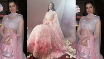 Shraddha Kapoor stuns in Pink shimmery lehenga at Umang Awards 2019; Watch video | Boldsky