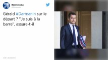 « Je suis à la barre », assure Gérald Darmanin face aux rumeurs de son départ du gouvernement