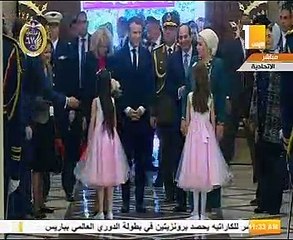 فيديو.. استقبال الرئيس السيسى لنظيره الفرنسى بقصر الاتحادية