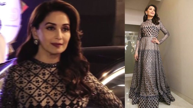 Madhuri Dixit's perfect style at Umang Awards 2019 | FilmiBeat