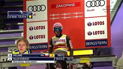 Dawid Kubacki 143,5m PŚ Zakopane 19.01.2019 Konkurs Drużynowy REKORD SKOCZNI