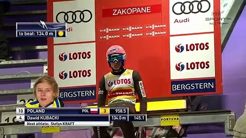 Dawid Kubacki 143,5m PŚ Zakopane 19.01.2019 Konkurs Drużynowy REKORD SKOCZNI
