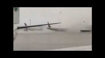 Une tornade fait rage sur le tarmac d'un aéroport turc
