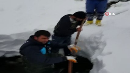 VASKİ’nin silahlı su timi zorlu şartlarda iş başında