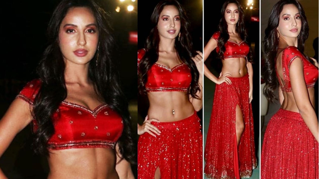 Nora Fatehi  recreates her Dilbar look at Umang Awards 2019 | Boldsky