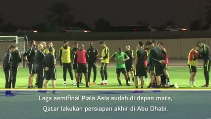 Qatar lakukan persiapan akhir sebelum laga semifinal