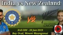 IND vs NZ 3rd ODI full match Highlights 2019