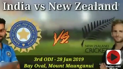 IND vs NZ 3rd ODI full match Highlights 2019