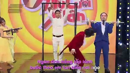 7 NỤ CƯỜI XUÂN tập 11_Trương Thế Vinh vừa tập xà đơn vừa khoe giọng hát