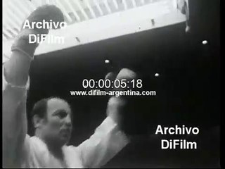 Oscar Bonavena vs Miguel Angel Paez at the Luna Park 1970