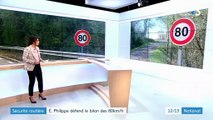 Sécurité routière : Édouard Philippe défend les 80 km/h