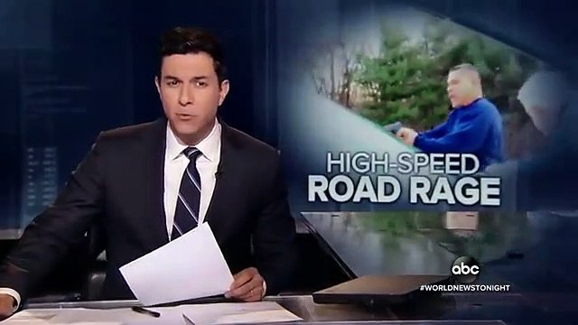 Man clings to the roof of speeding car during road rage incident