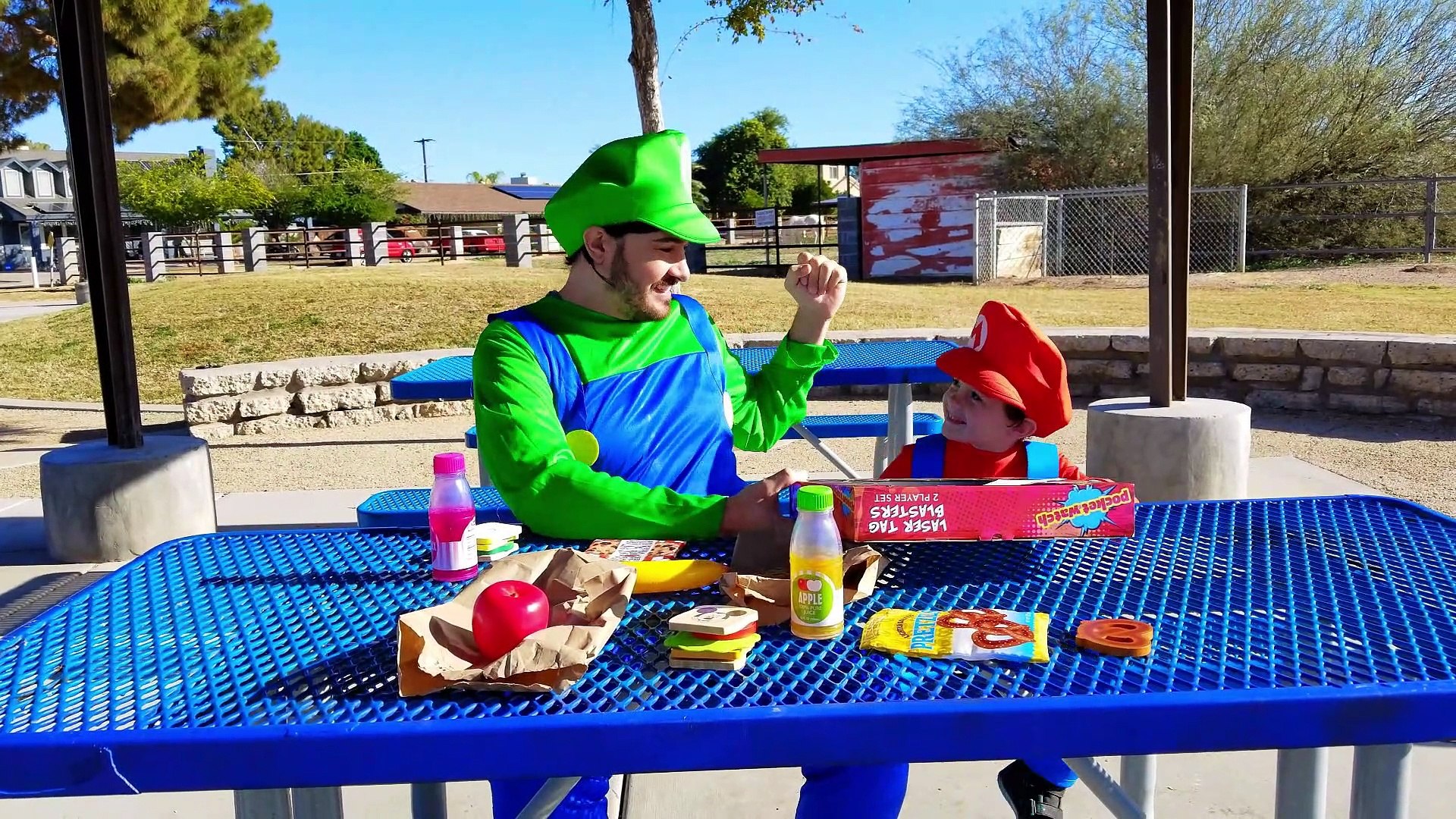 Mario Vs. Luigi | Epic Laser Tag Battle 