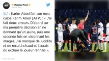 Ligue 1. L’arbitre Karim Abed reconnaît qu’il aurait dû exclure M’Baye Niang