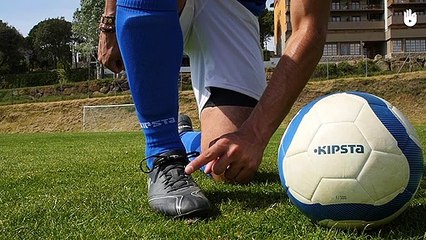 Technique pour marquer un but : frappe du cou de pied