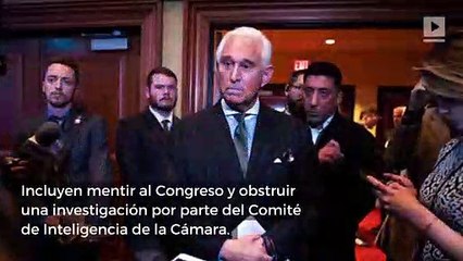 El asesor de Trump, Roger Stone, es acusado por Robert Mueller